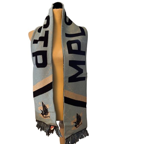 Fanatics Minnesota United FC MLS Soccer Scarf Set (2-Pack) - Black & Blue, NWT - Picture 4 of 6